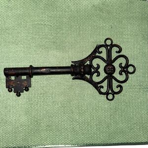 decorative Metal SKELETON KEY antique Finish home decor Large